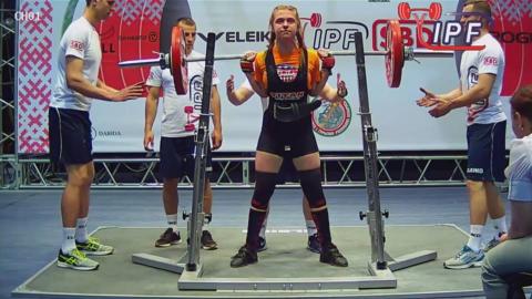 На чемпионате мира по пауэрлифтингу дружковчанка установила рекорд Европы