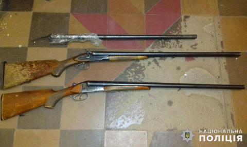Дружковчане сдали в полицию три охотничьих ружья