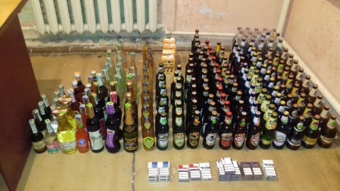 В Дружковке изъят алкоголь и сигареты, продаваемые без лицензии