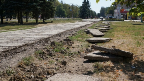 В Дружковке отремонтируют тротуары