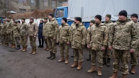 В Дружковке военнослужащих поздравили с профессиональным праздником (фото, видео)
