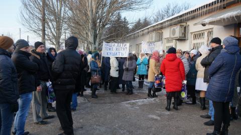 Видеорепортаж о забастовке работников Дружковского хлебозавода