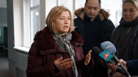 Народный депутат Ирина Геращенко побывала в Дружковке с инспекцией