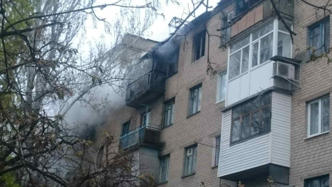 В Дружковке, из-за скопившегося мусора, сгорела квартира