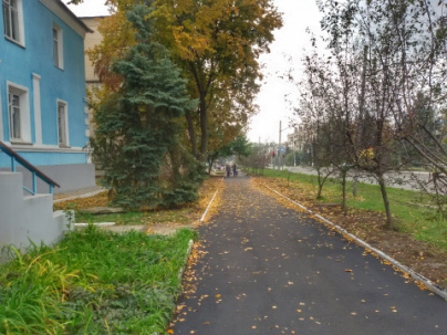 Новый тротуар по улице Соборной