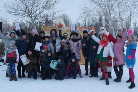 В Дружковке состоялся конкурс снежных фигур (фото, видео)