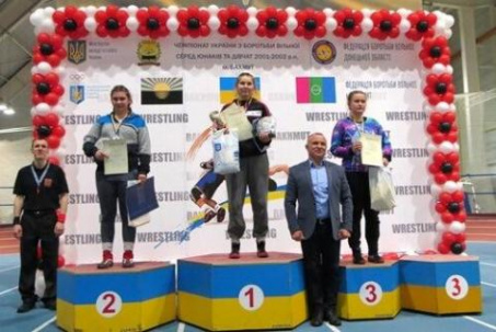 Дружковчанка заняла третье место на чемпионате Украины по вольной борьбе