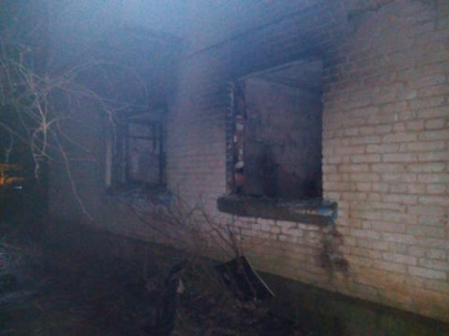 В Дружковке горела квартира двухэтажного дома
