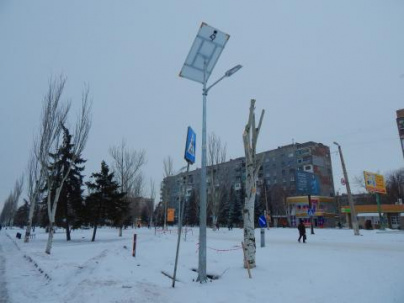 Новые светильники в Дружковке вскоре опробуют в действии