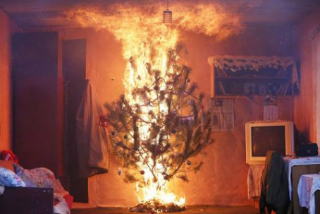 МЧС предупреждает об опасности пожаров во время новогодних праздников