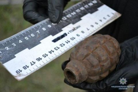 Возле Кондратовской школы нашли гранату Ф-1