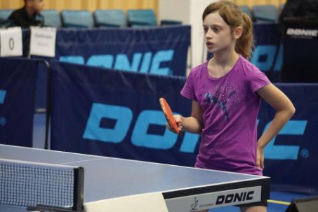 Юная дружковчанка стала бронзовым призером чемпионата Украины по настольному теннису