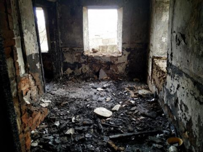 В Дружковке загорелся частный дом