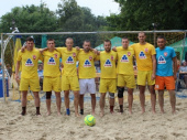 Команда "Конкорд" заняла второе место в чемпионате по пляжному футболу (видео)