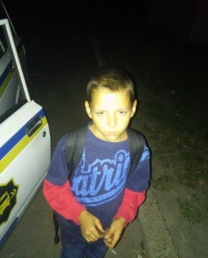 Полицейские вернули домой 9-летнего мальчика