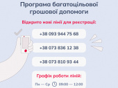 Змінено номери телефонів, за якими мешканці Дружківки можуть записатися на отримання грошової допомоги