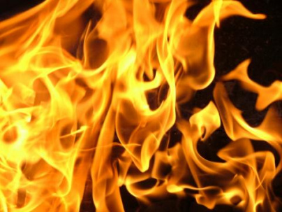 В Дружковке горел заброшенный частный дом