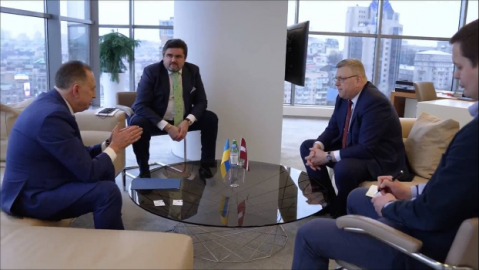 Борис Колесников подвел итоги встречи с Послом Латвии в Украине