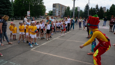 День защиты детей в Дружковке прошел весело и спортивно (фото)