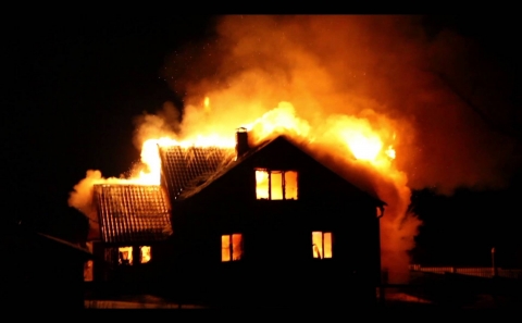 В Дружковке во время пожара погибла мать четырех детей
