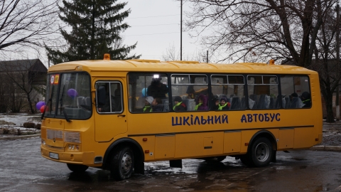 Кондратовской школе — новый автобус (фото, видео)