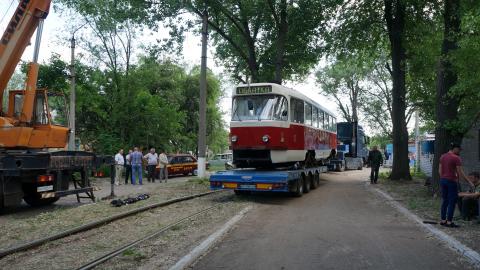 Европейские трамваи уже в Дружковке (фото)