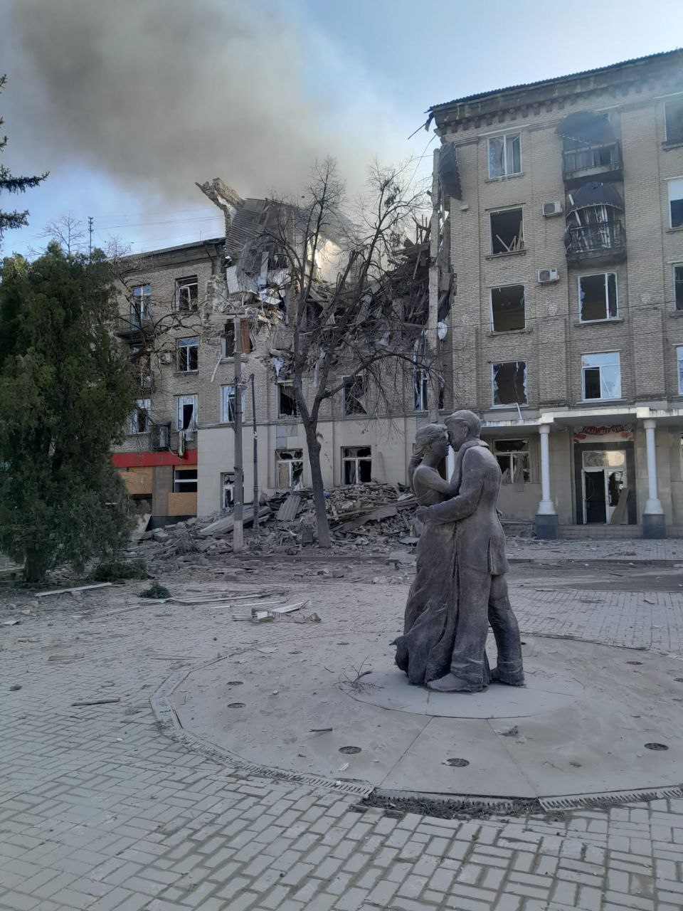 Последствия атаки Дружковки