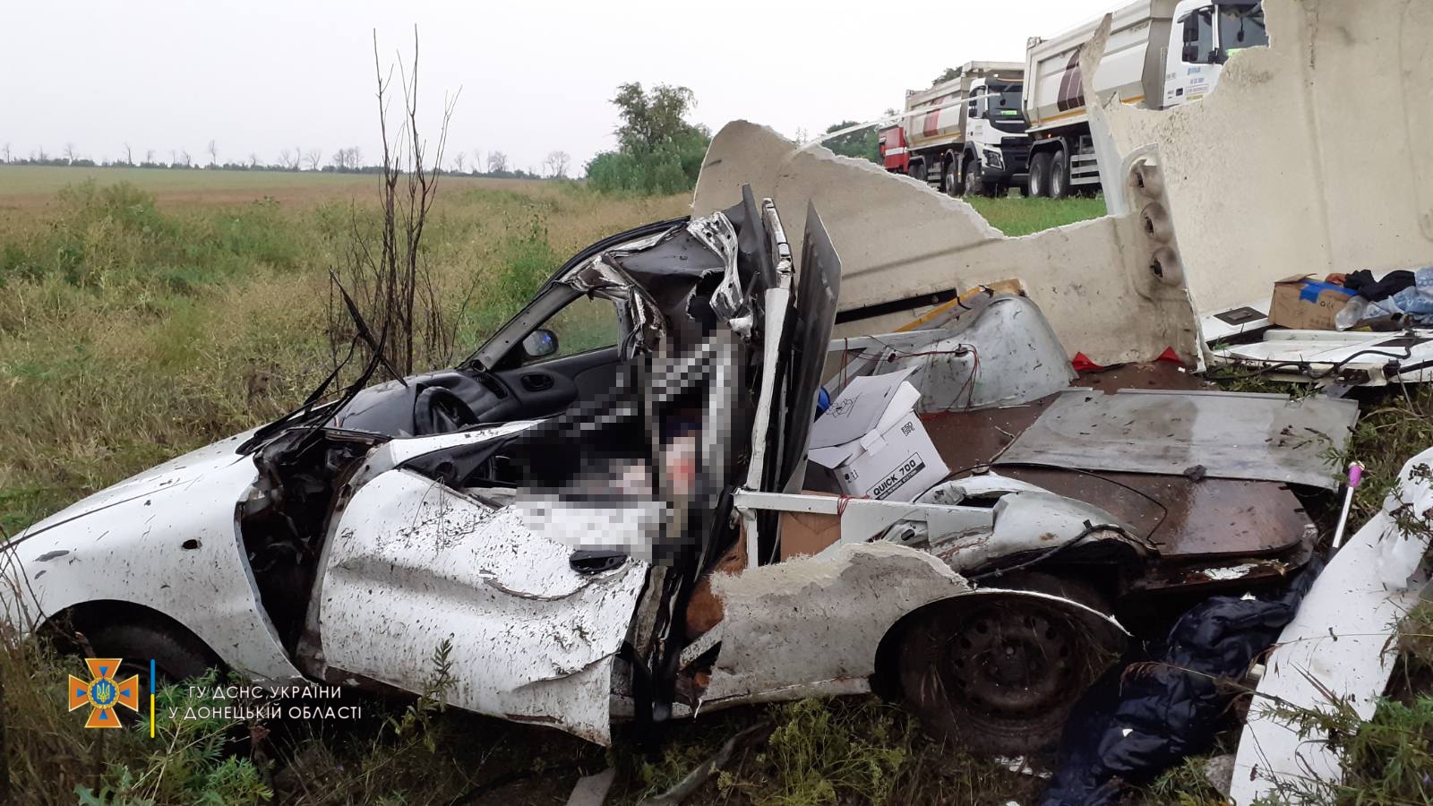 Водитель легковушки погиб во время ДТП на Донетчине — фото