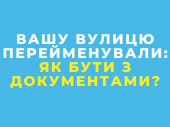 Чи потрібно дружківчанам змінювати документи після перейменування вулиць?