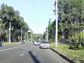 В Краматорске 19-летний водитель врезался в Mitsubishi. Видео