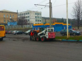 В Дружковке ремонтируют дороги, пытаясь успеть до наступления холодов (фото)