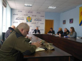 Глава Дружковской военной администрации проводит совещания с руководителями подразделений города