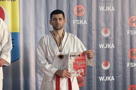 Дружковский спортсмен завоевал бронзу на чемпионате Украины по карате