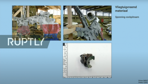 В Гаагском суде показали фрагменты «Бука», который сбил самолет МН17