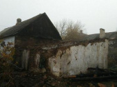 В Алексеево-Дружковке горел заброшенный дом