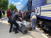 Сьогодні прибув ще один евакуаційний потяг з Донецької області на Волинь