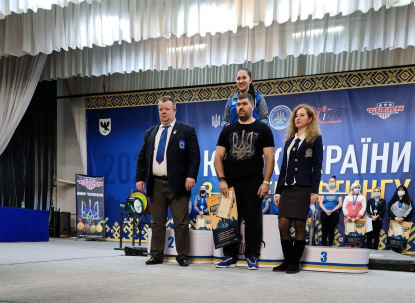 Дружковчанка стала обладательницей Кубка Украины по жиму лежа