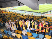 Футбольный матч Лиги чемпионов посетили школьники Константиновской и Ильиновской громад