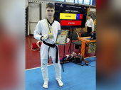 Юний спортсмен із Дружківки виборов золото на турнірі з тхеквондо у Вишневому