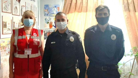 Полицейские Дружковки будут сотрудничать с организацией Общества Красного Креста 