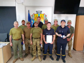 У Дружківці відзначили військових і рятувальників напередодні Дня Конституції України