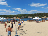 Дружковская команда заняла третье место областного соревнования по пляжному волейболу