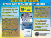 Фахівці Дружківського центра зайнятості будуть приймати в центрах підтримки ВПО