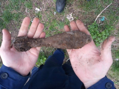 В Дружковке местный житель нашел снаряды в огороде