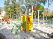 VESCO подарила детскому саду «Солнышко» спортивно-игровую площадку