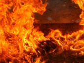 Жилая квартира горела в Славянске — один человек госпитализирован