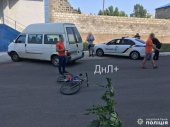 В Дружковке водитель микроавтобуса сбил велосипедиста