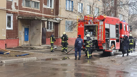 В Дружковке при пожаре пострадала 72-летняя пенсионерка