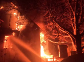 У Дружківській громаді горів будинок