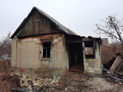 В Дружковке горел частный дом  